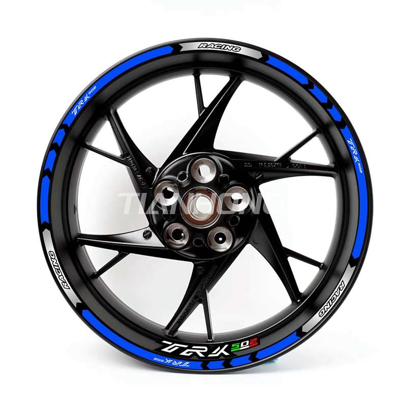 适用贝纳利金鹏TRK502黄龙300 600 轮毂贴改装贴纸贴花防水反光