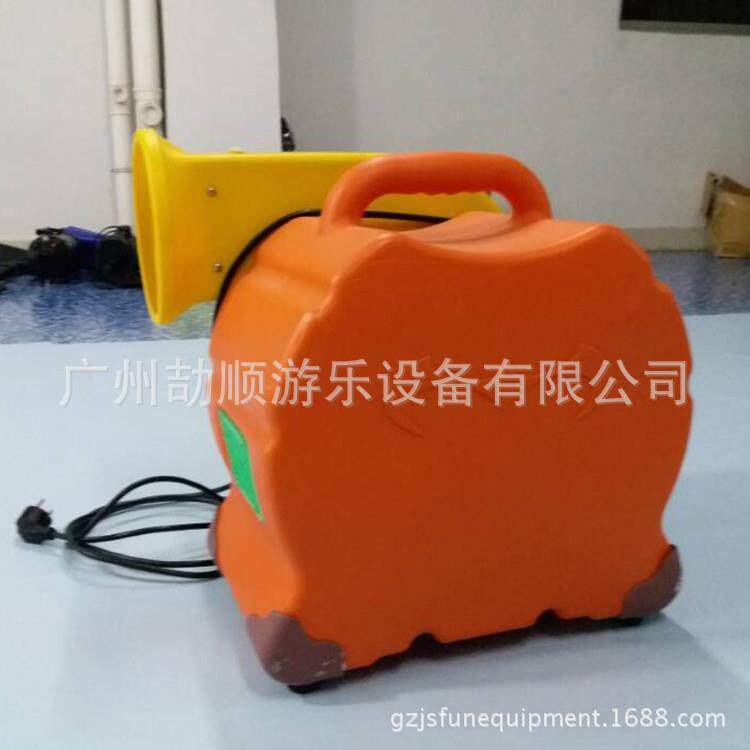 商业型小风机充气滑梯1500W广告模型配套鼓可移动便携充气式