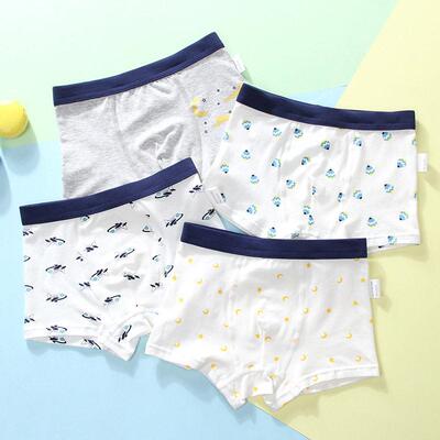 4PCS/LOT Children Boys Underwear Cartoon Children