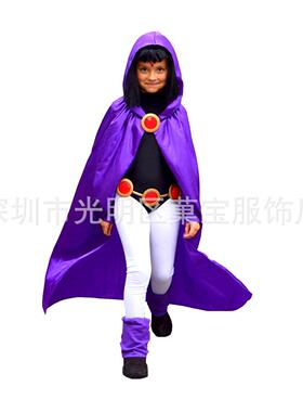 Teenage Titan Comics Superhero Crow Costume Apparel