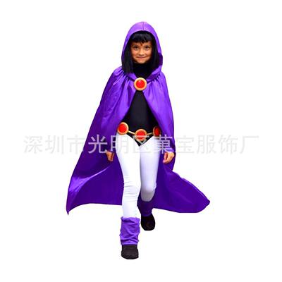 Teenage Titan Comics Superhero Crow Costume Apparel