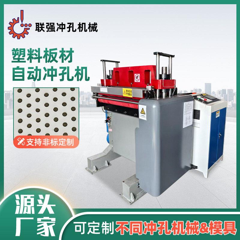 非标塑料板材自动冲孔机机器PP塑料液压模具多孔数控打孔机工厂