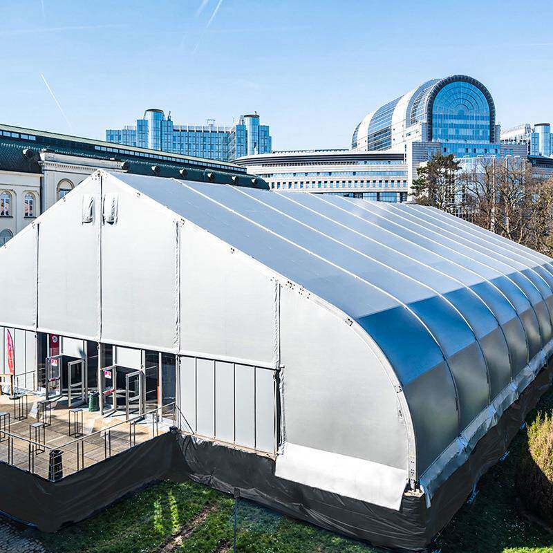 桃型篷临时搭建多用途篷房户外聚会运动羽毛球网球场馆帐篷