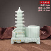 装 饰书桌文笔笔筒塔桌面办公室摆件913实用十三层礼品九层塔文昌