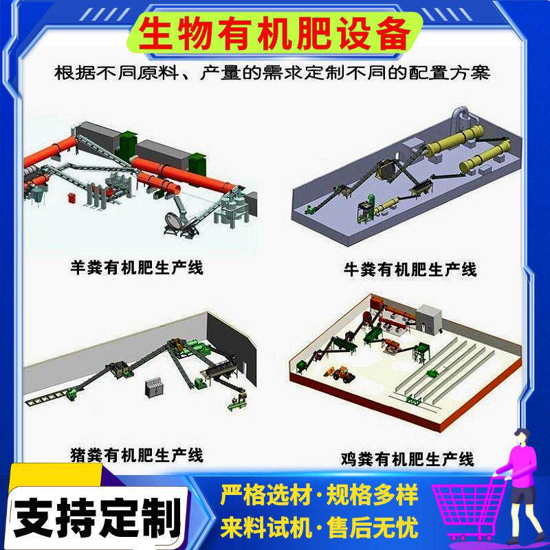 全套有机设备粉状有机全自动加工设备智能控制操作简