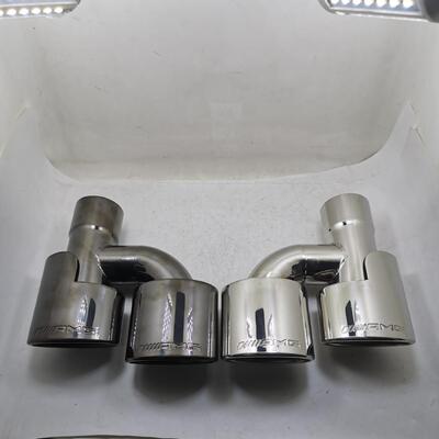 工厂直款销C级喉08-尾14WW20404四出AMG款尾2管尾嘴排气管老款C级