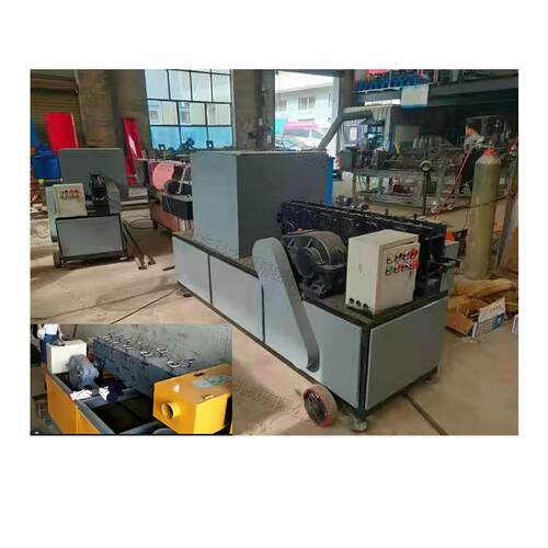 方管调直除锈刷漆一体机建筑施工弯曲方管展平机不锈钢管去水泥机
