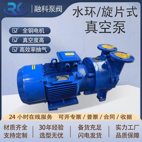 2BV5121水环式真空泵型真空一体式泵抽气泵压缩机SK旋片式真空泵