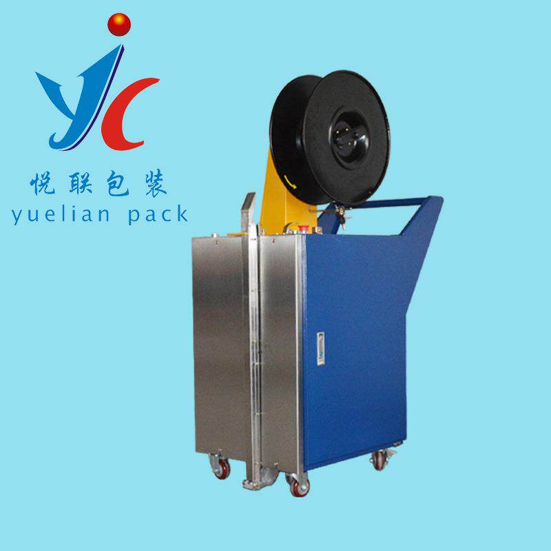 全自动穿箭栈板打包机定制PP带热熔托盘自动打捆机纸箱包装机