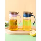 玻璃油壶厨房家用油瓶大容量装 油容器油壸酱油醋调料瓶防漏油罐壶