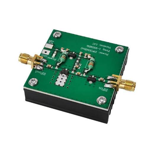射频 宽带 功放 功率 放大器（1--930MHz，2.0W） 现货可直拍