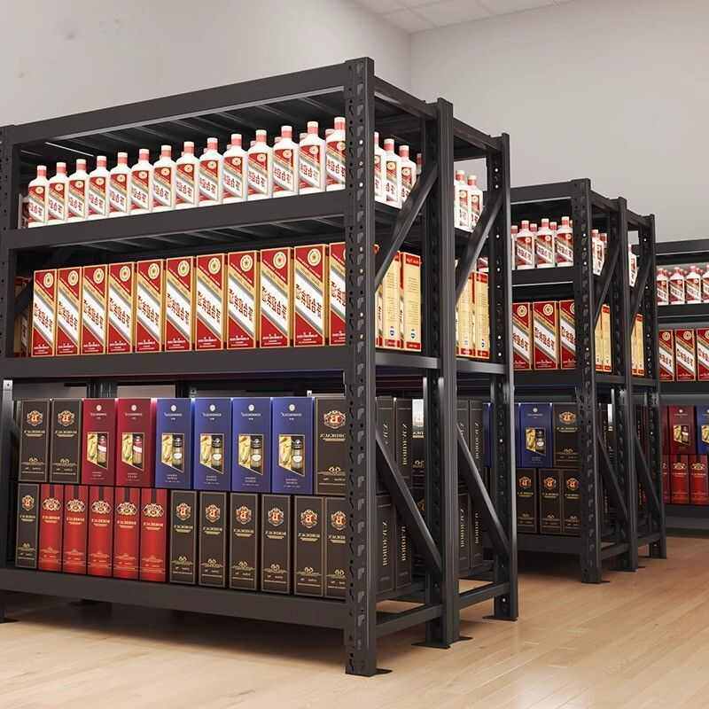 收纳展示架置物架铁艺酒架酒吧落地酒柜葡萄酒红酒门店商用酒杯架