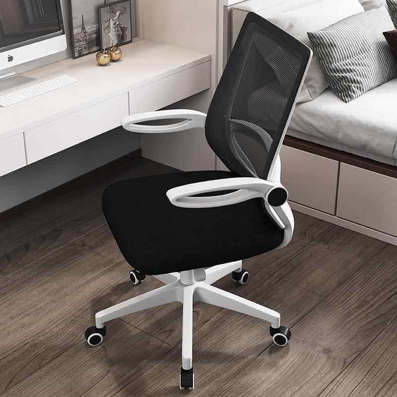 电脑职椅家用019会议办布公降椅升转椅员宿舍学生椅座椅网椅子