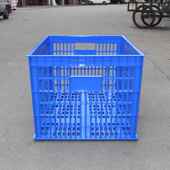 厂家直供长方形大号加厚熟胶塑料筐菜篮子水果蔬菜箩筐物流胶筐