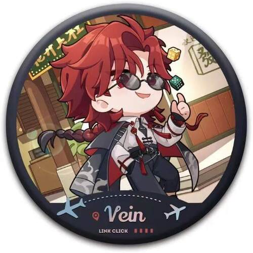 vein周边 时光人即日启程系列 吧唧 Q版书签套组 Q版徽章吧唧