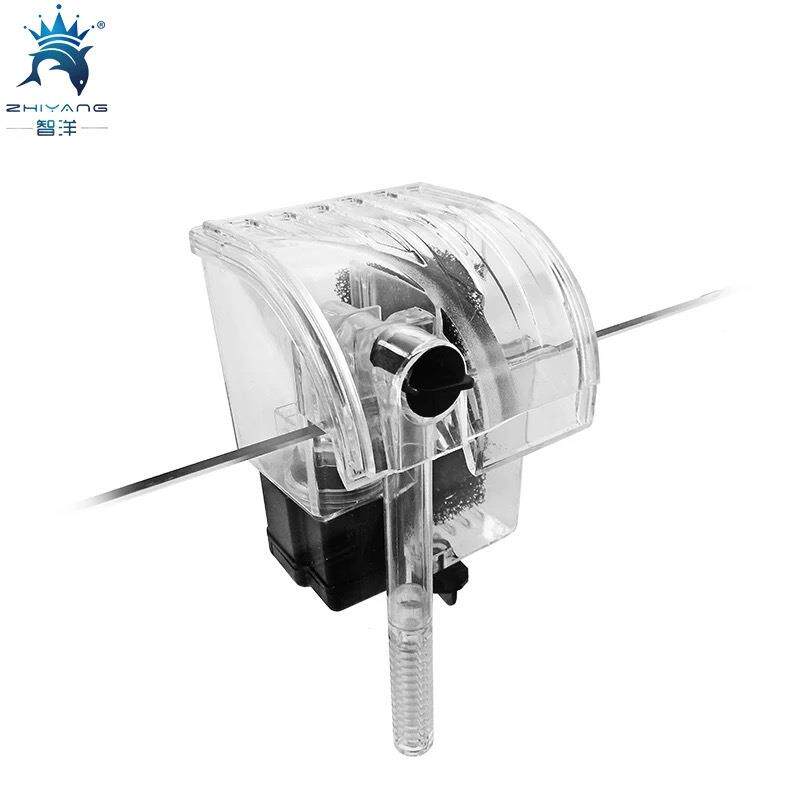 鱼缸过滤器 瀑布 水族外置过滤器 挂式过滤棉油膜处理