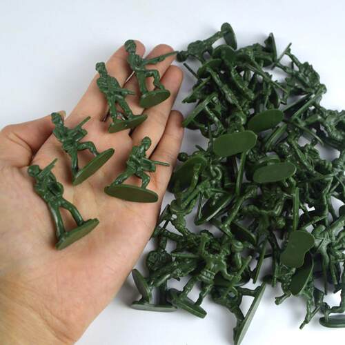 100PCS Children Toy Mini Classic Military Soldiers Figures M