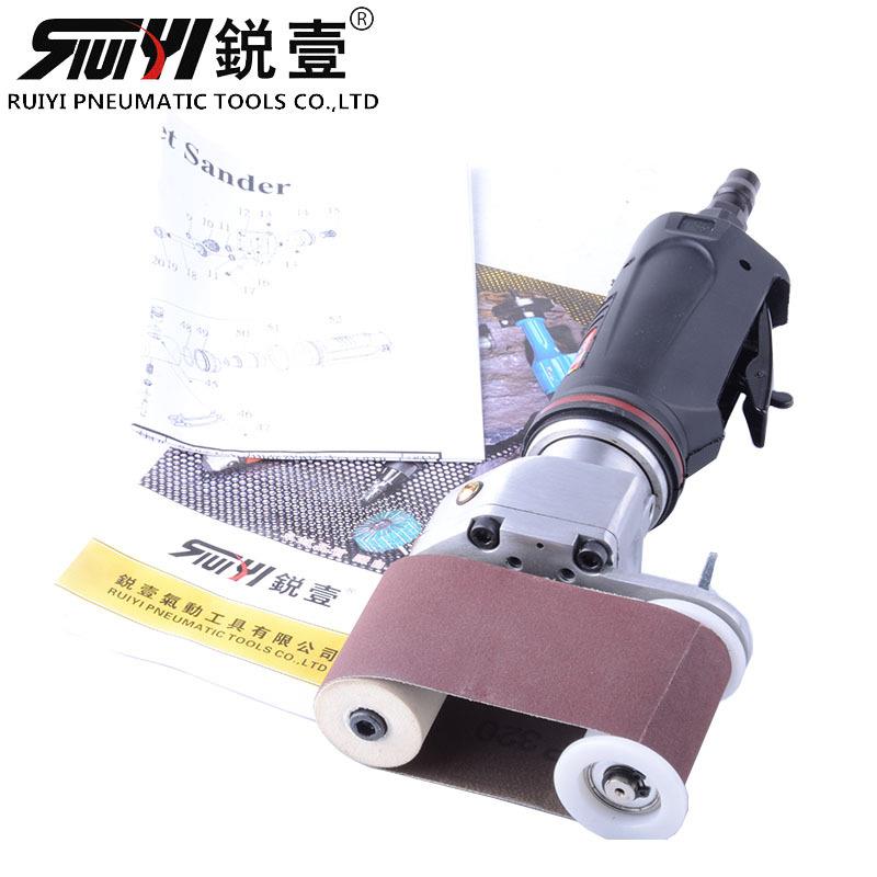 锐壹6025横向气动环形砂纸带机打磨除锈雕刻打磨光机抛光机50*230
