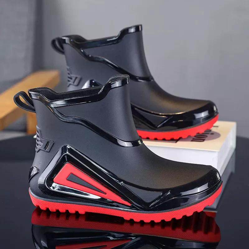 德国雨鞋男款新款耐磨夏季厨房工作劳保胶鞋钓鱼防水防滑水鞋雨靴
