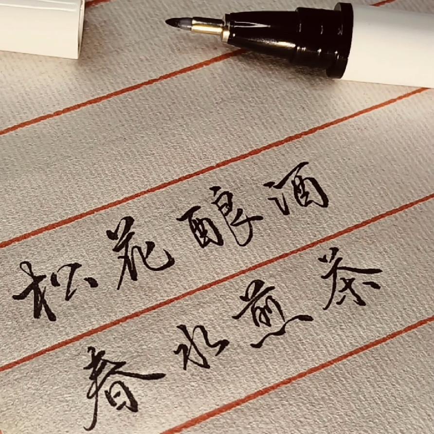 STA斯塔秀丽笔小楷美术专用书法笔自带笔锋的软笔硬笔书法专用笔