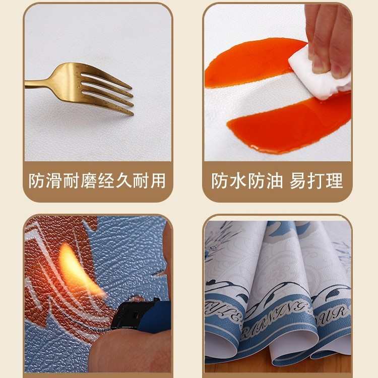 办公桌垫转角书桌垫拐角i型弧形学习写字台办公防水油桌面保护垫