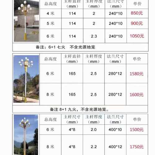 灯户米别外庭院灯防水led花园太墅小区高杆3室外路灯阳能灯
