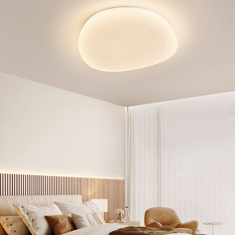 鹅卵石奶油风卧室led吸顶灯客厅餐厅护眼中山灯具现代简约书房灯,家装灯饰光源,智能吸顶灯,淘宝优惠券,粉丝福利购,淘宝优惠卷