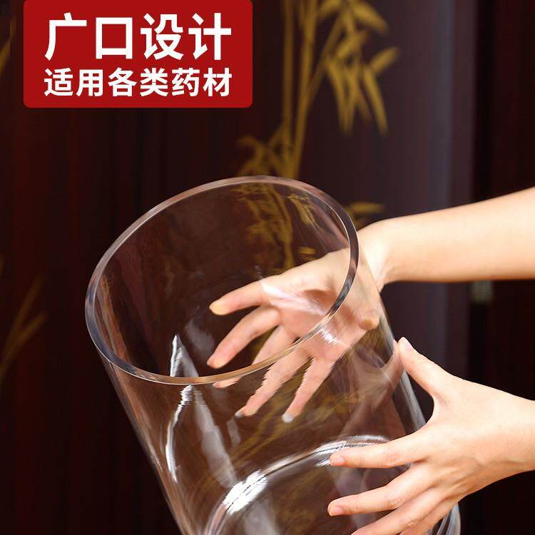 泡酒玻璃瓶酒瓶带龙头家用密封罐20斤50斤人参鹿茸泡酒坛