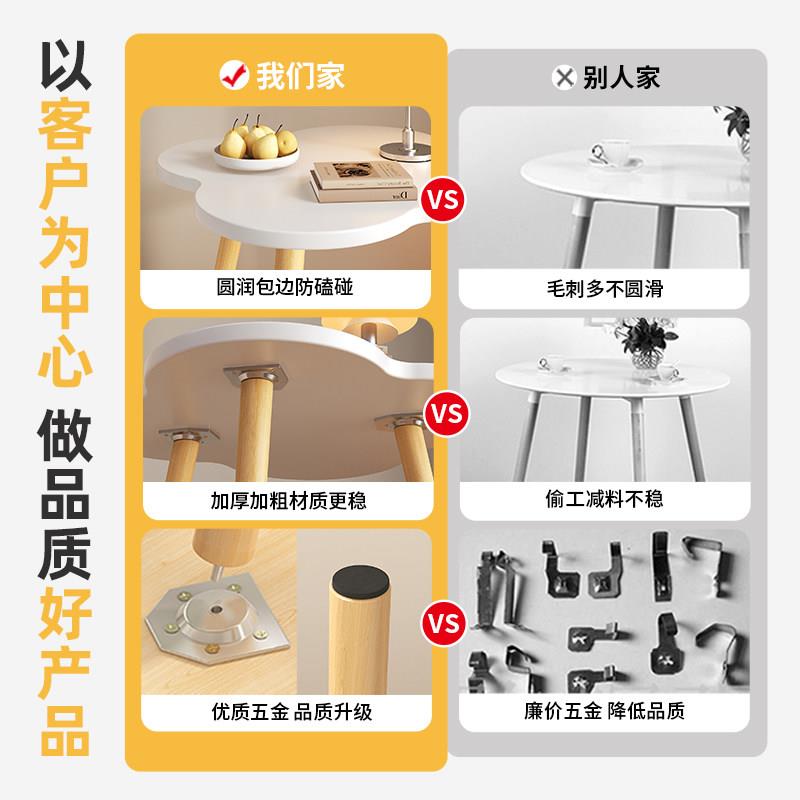 代客厅沙发边几创意台桌小桌子家用小圆阳桌茶几现简易卧syccj-15