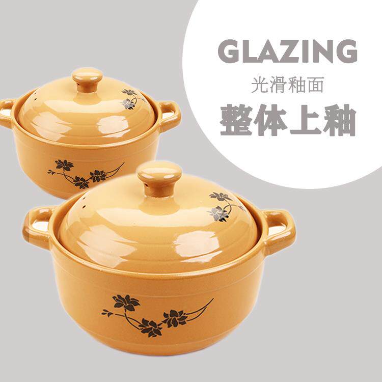 陶瓷砂锅锂瓷锅耐高温老式土砂锅煲汤炖锅瓦斯炉专用沙锅家用小煲