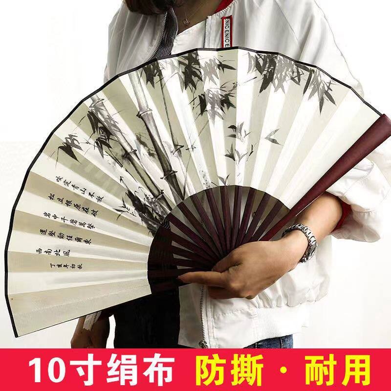 扇子夏天凉快耐用折扇随身携带撕不烂中国风折叠扇学生奖品舞蹈扇图片