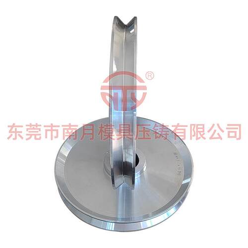铝合金Φ300×35圆槽R2.5导轮 南月压铸行业标准导轮创新生产厂家