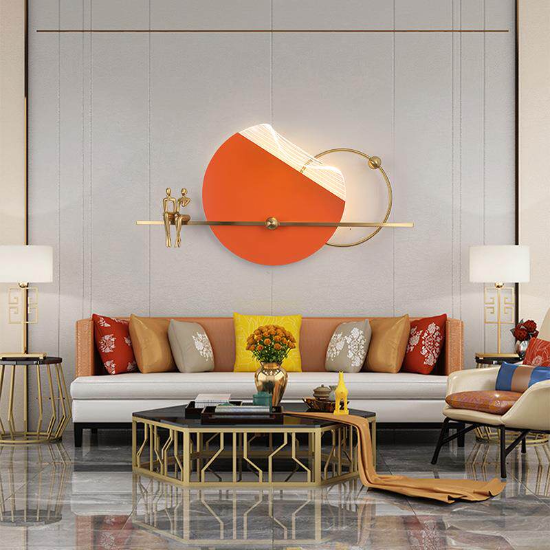 轻奢客厅沙发背景墙装饰壁灯简约现代LED灯卧室餐厅灯新款壁画灯
