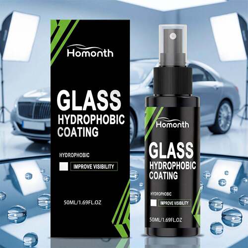 HOMONTH Hydrophobic Glass Coating - Automotive Glass Cleaner