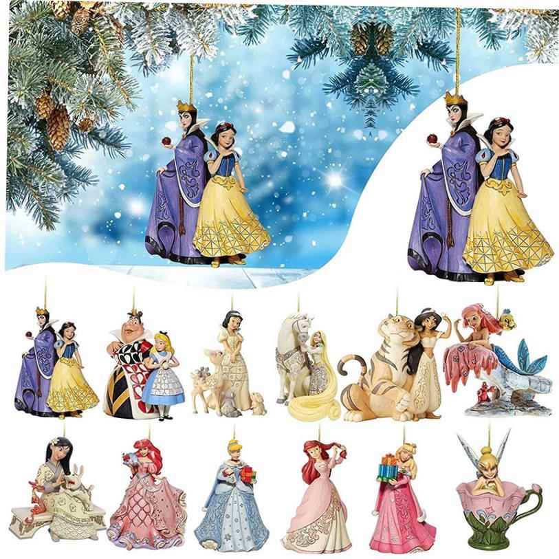 Christmas Pendant Xmas Tree Decoration Princess Flat Cartoon