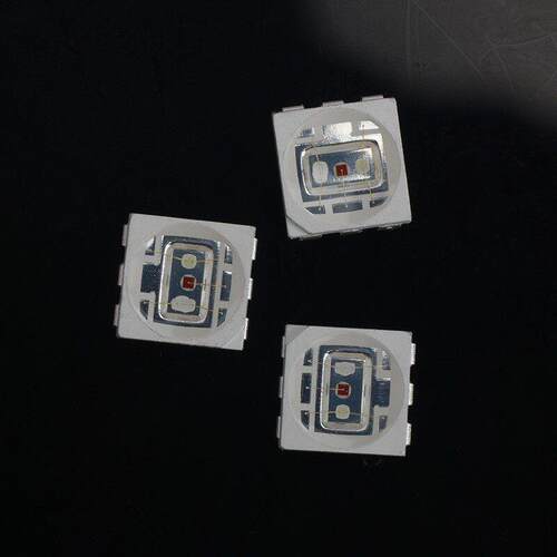 5050RGBled贴片灯珠1.5w三色红绿蓝 0.5W灯珠5054RGB3W亮