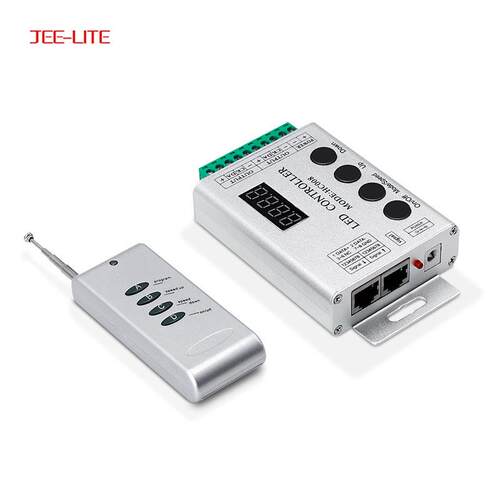 直销HC008铝壳幻彩控制器全彩RGB控制器LED幻彩灯带控制器