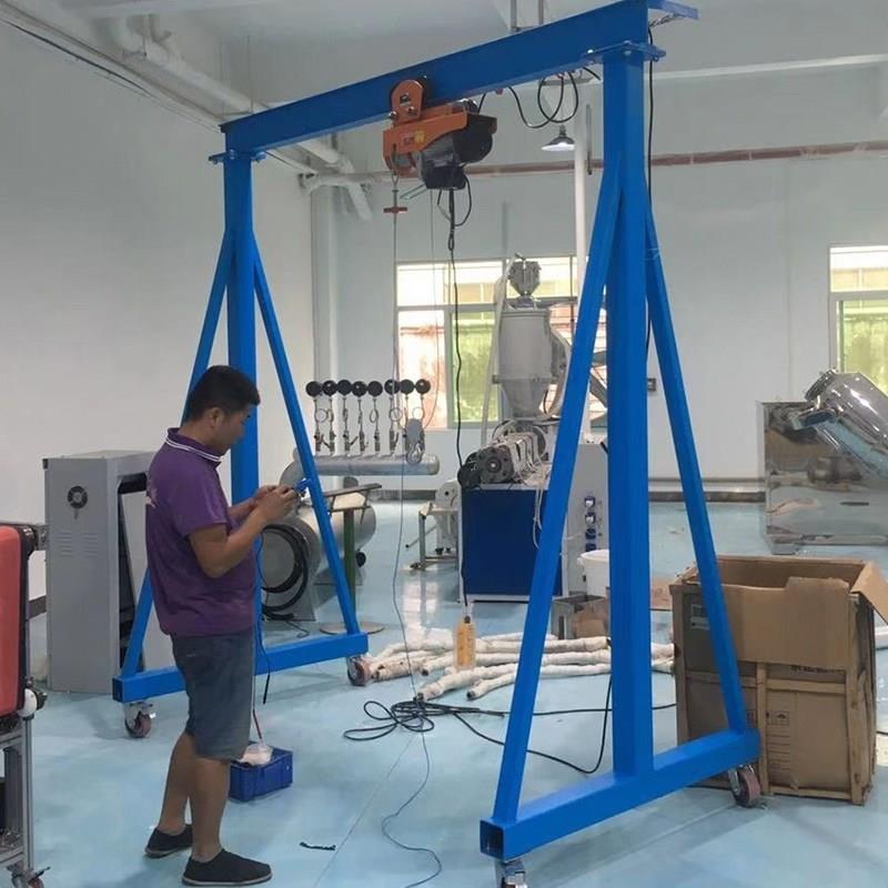 起重手推拆卸1吨2吨升降小型模具吊架厂家定制可移动龙门吊架包邮