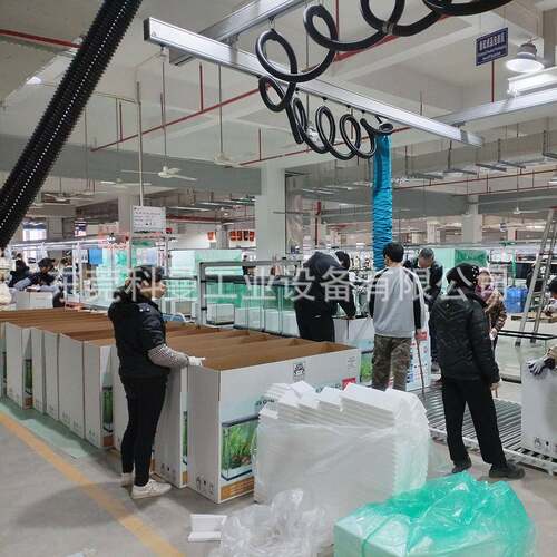 直臂式气管吸吊机吸鱼缸桶汽车门盖搬运机码垛搬运上料真空吸吊具