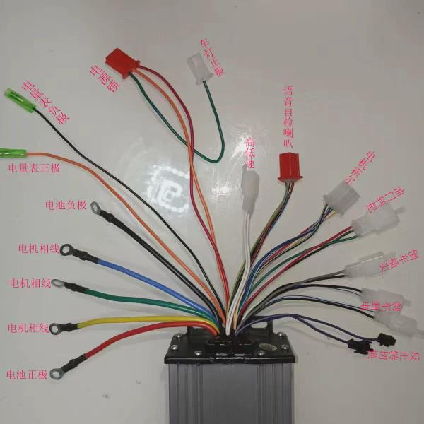 工地电动手推灰斗车12管控制器 800W48V低速工程车无刷电机