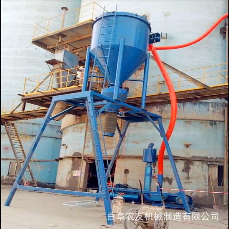 农友机械负压气力输送机吸灰机 粉煤灰无尘出库中转装罐车设备