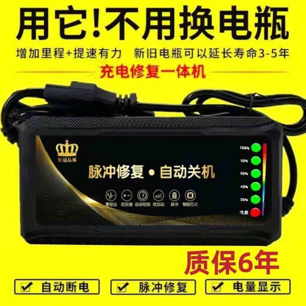 激活饿死电池修复器电动车充电器48V60v72v脉冲维护电瓶铅酸电池