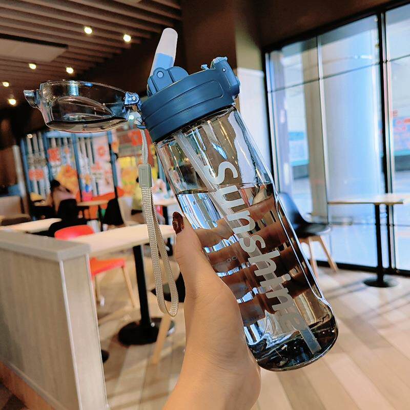 大容量运动水壶吸管杯子鸭嘴杯成人塑料水杯便携健身水瓶户外