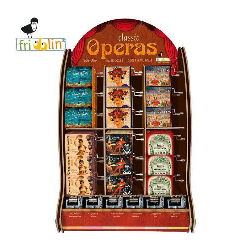 歌剧I系列手摇音乐盒Fridolin德国原装进口覆古精美礼物艺术覆古