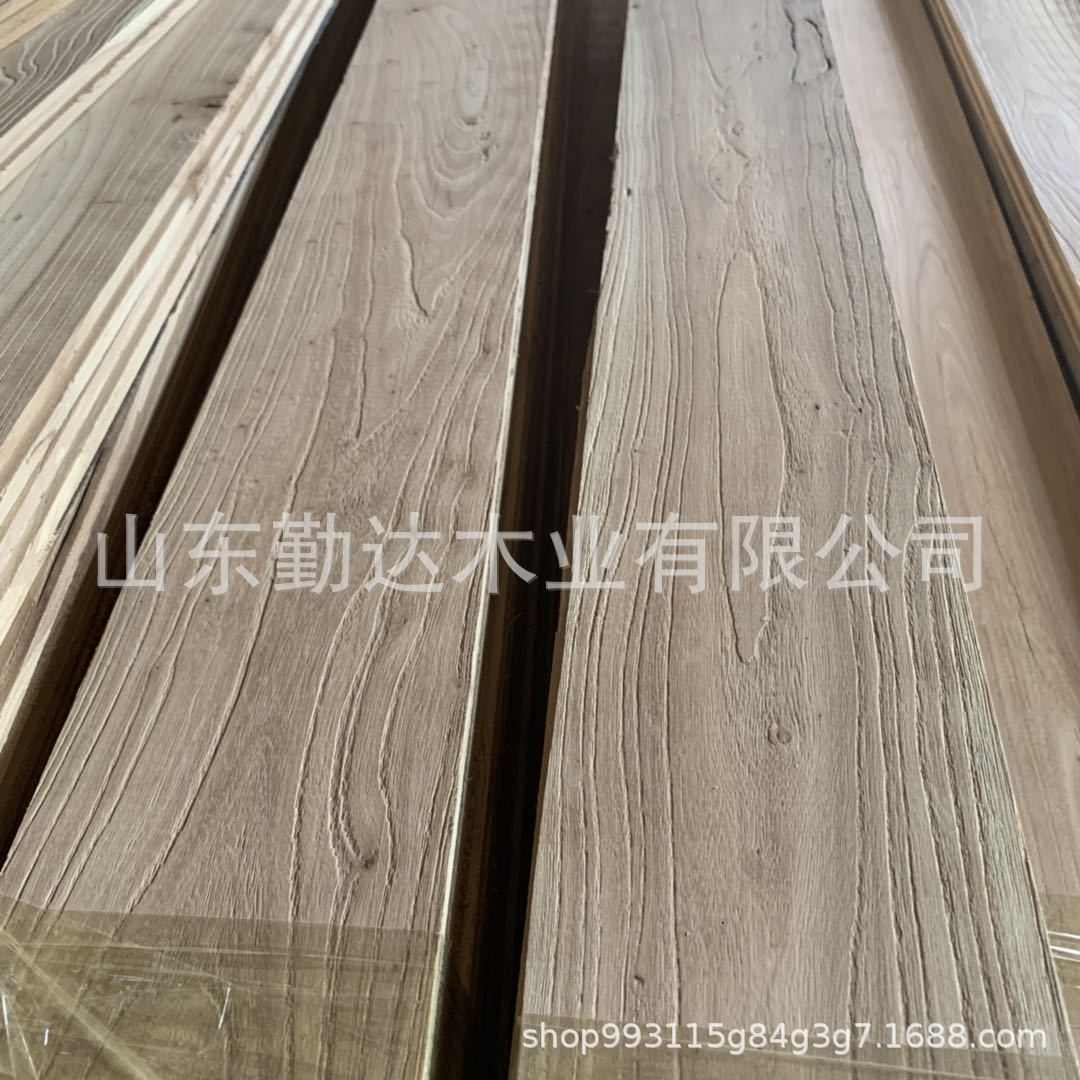 老榆木板材实木老榆木地板老榆木直拼板 老榆木桌面家具装修板材
