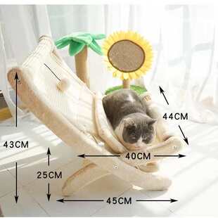 猫床猫爬架猫窝一体式 通用猫抓板沙发剑麻不掉屑外贸批发 夏季 四季