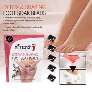 Ximonth Foot Soak Beads - Cleans and eliminates body odor, r