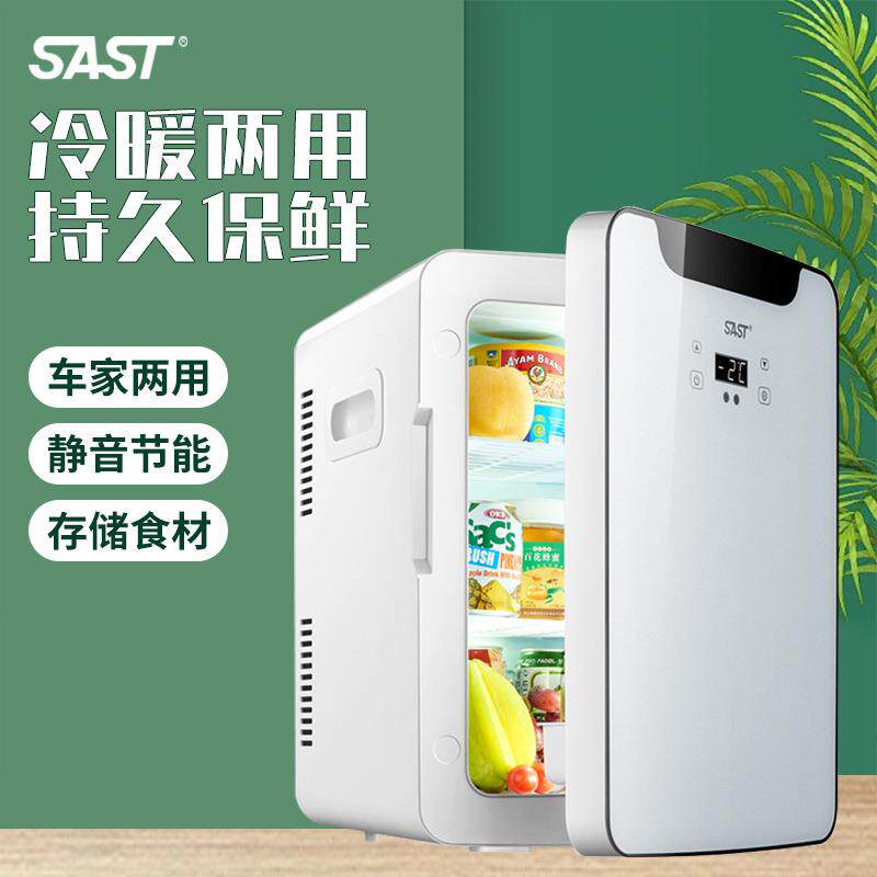 SAST迷你车载小冰箱冷冻冷藏保鲜办公室出租房学生宿舍小型冰柜