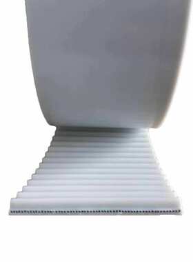 供应白色PU聚氨酯同步带开口同步带115MTD14M-5500 14M 8M 5M T10