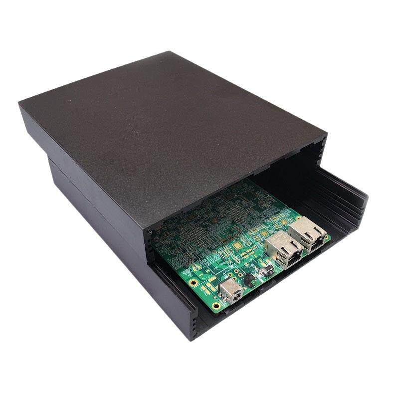 165*65铝型材控制器外壳铝盒加工电源开关壳体铝合金电子机箱8274